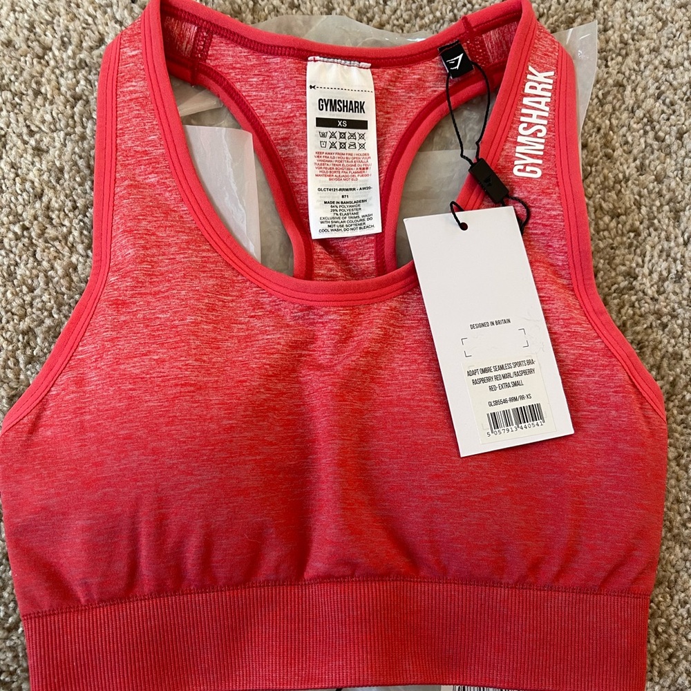 Gymshark red ombré in size extra small